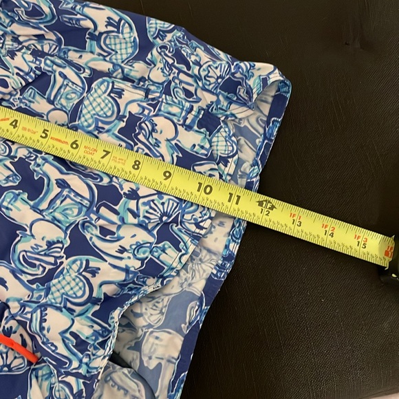 Women’s LILLY PULITZER Blue get Trunky Elephant Shorts - Picture 7 of 8